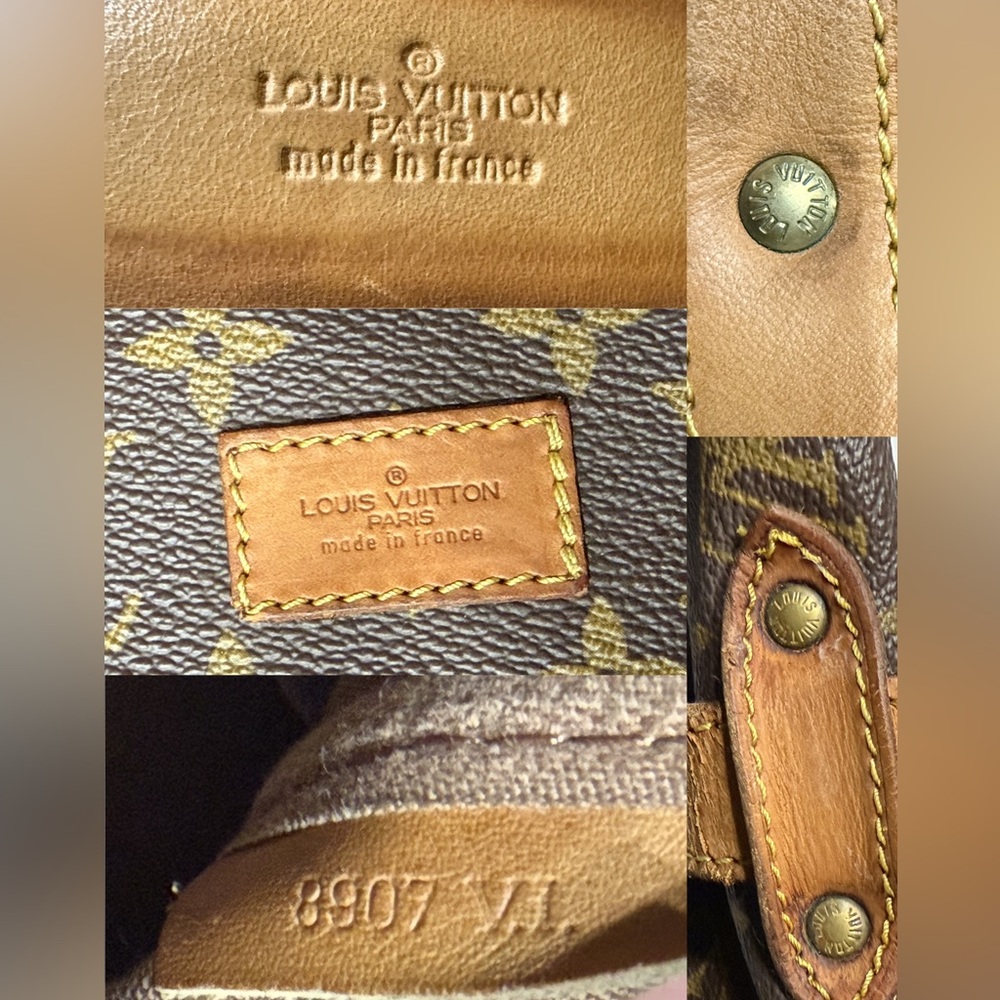 Louis Vuitton Monogram Saumur 35 Vintage Double Satchel Messenger Crossbody Bag - Picture 7 of 15